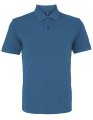 Heren Polo Asquith & Fox Classic Fit Teal heather